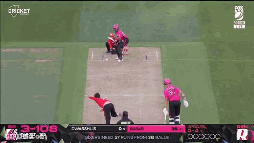 A Cricket Game Is Being Played And The Score Is 0-38 GIF