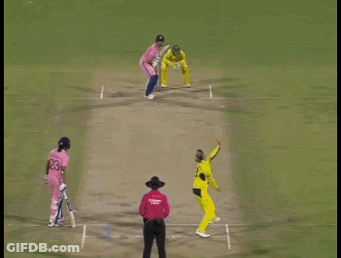 A Cricket Game Is Being Played In Front Of A Cycle Pure Agarbathi Banner GIF
