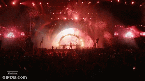 A Crowd Of People At A Concert With Stagemagic Written On The Bottom Left GIF