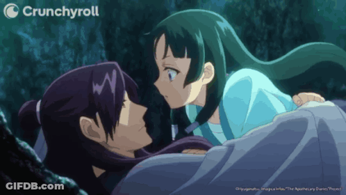 Crunchyroll Ad With Anime Characters GIF