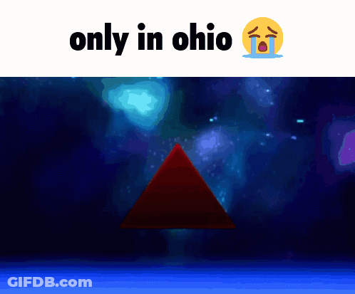 A Crying Emoji With The Words Only In Ohio GIF