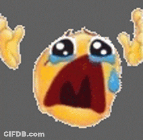 Crying Smiley Face With Tear GIF