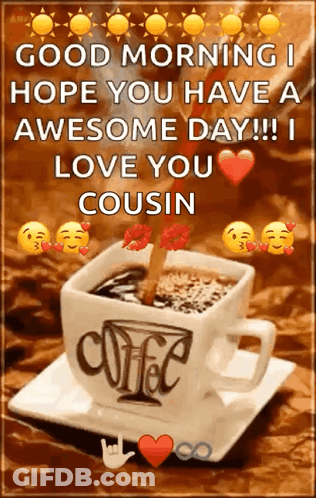 Cup Of Coffee On Saucer GIF