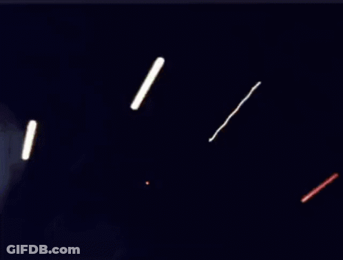 Broken Glass On Dark Background GIF