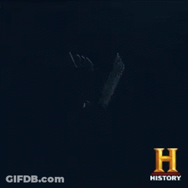 A Dark Background With The Letter V And The Word History GIF