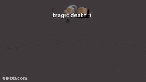 A Dark Background With The Words Tragic Death In White Letters GIF