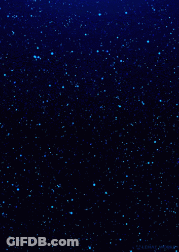A Dark Blue Background With A Lot Of Blue Stars GIF