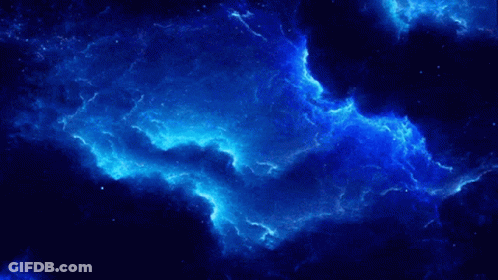 A Dark Blue Background With A Lot Of Stars In It GIF