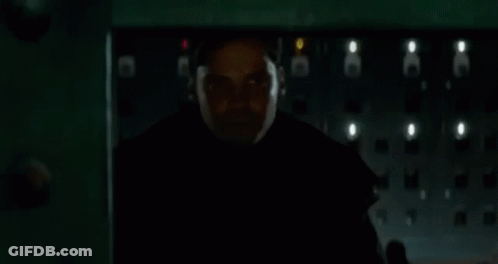 A Dark Room With A Lot Of Electrical Outlets And Buttons . GIF