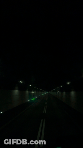 A Dark Tunnel With The Words Shagarita On The Bottom Right GIF