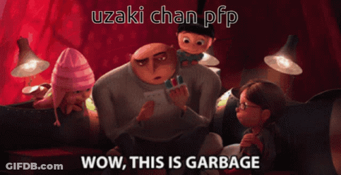 A Despicable Me Scene With The Words Wow This Is Garbage GIF