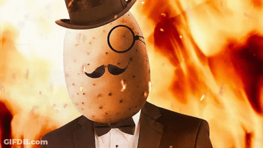 A Detective Hot Potato GIF