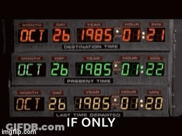 A Digital Clock Displays The Time As October 26 1985 GIF