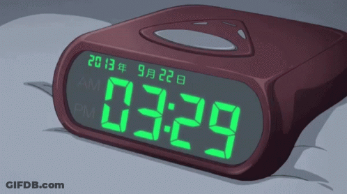 A Digital Clock Displays The Time Of 03:29 Am GIF
