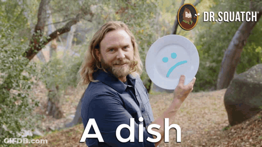 A Dish A Plate GIF