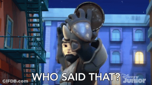 A Disney Junior Advertisement With A Cartoon Character GIF