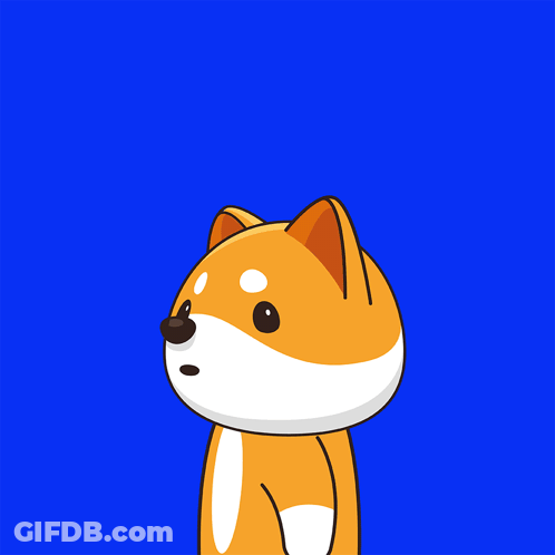 A Dog With A Surprised Look On Its Face And The Word Wat Behind It GIF