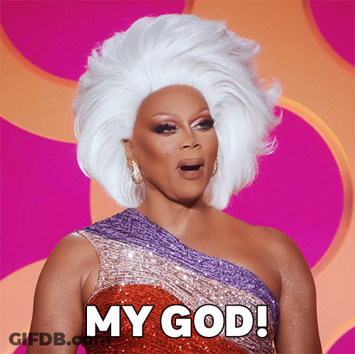 Drag Queen Saying My God GIF