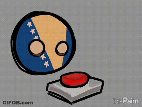 A Drawing Of A Ball With Stars Around It And The Word Ibispaint Below It GIF