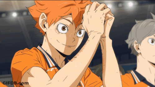 A Drawing Of A Boy Wearing An Orange Shirt That Says " Tokyo " On It GIF