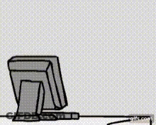 A Drawing Of A Boy With A Google Logo On His Head Surrounded By Flames GIF