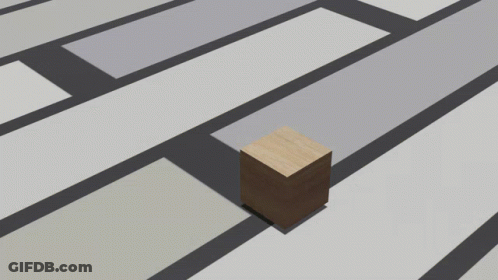 A Drawing Of A Brick Wall With Gray And Black Stripes On It GIF