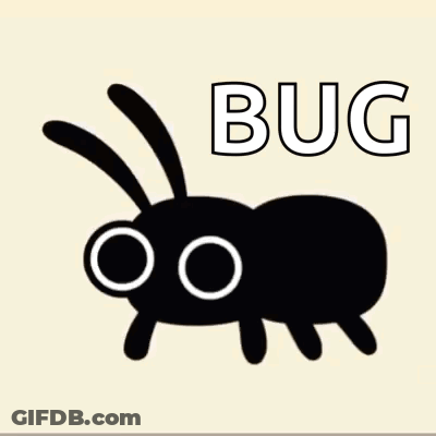 A Drawing Of A Bug With The Word Bug Under It GIF