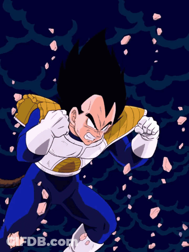 A Drawing Of A Cartoon Character With A Blue Circle Around Him GIF