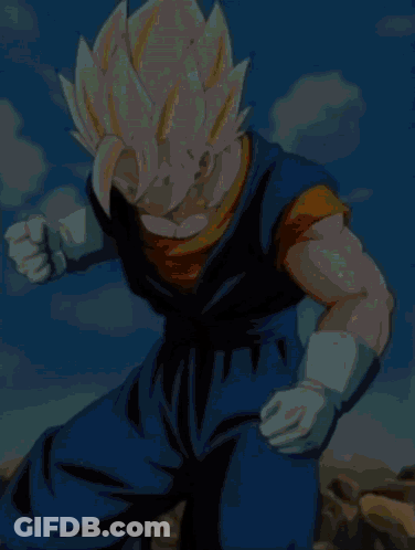 A Drawing Of A Cartoon Character With A Yellow Hair GIF