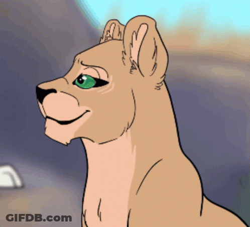 A Drawing Of A Cat With Green Eyes GIF