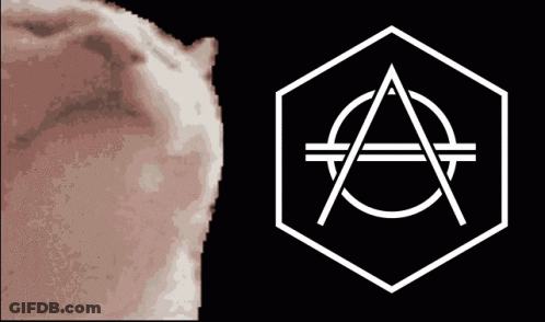 A Drawing Of A Circle With The Letter A In The Center GIF