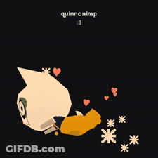 A Drawing Of A Clown With The Name Quinnonimp GIF