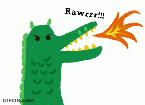A Drawing Of A Crocodile With The Words Rawrr Written On The Bottom GIF