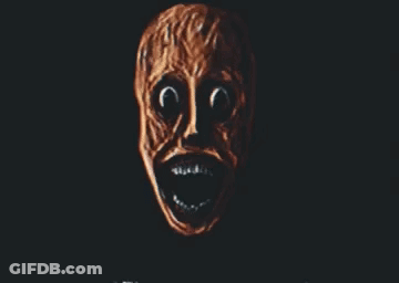 A Drawing Of A Face With The Words Are You Still Awake GIF