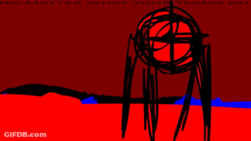 A Drawing Of A Face With The Words The Counter Has Begun Below It GIF