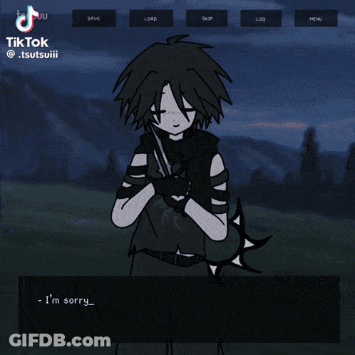 A Drawing Of A Girl In A Pink Dress With The Letter R In The Bottom Right Corner GIF