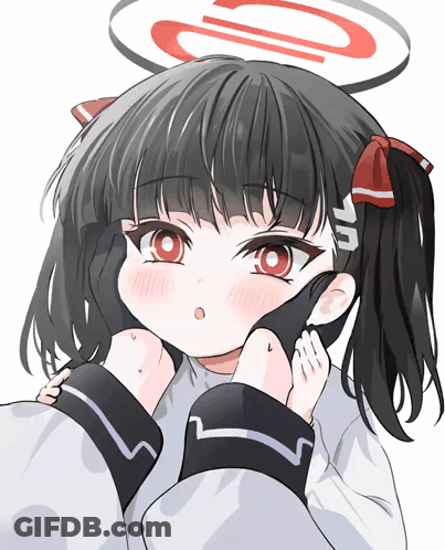 A Drawing Of A Girl With A Circle Around Her Head With A Letter O On It GIF