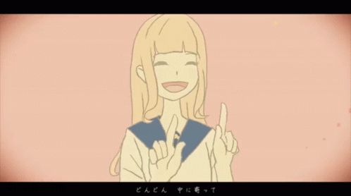 Girl Drawing With Chinese Writing GIF