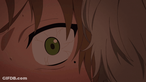 A Drawing Of A Girl With Elf Ears Laying On A Bed With Her Eyes Closed GIF