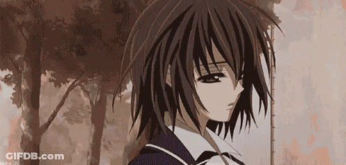 A Drawing Of A Girl With Short Hair And A White Shirt GIF
