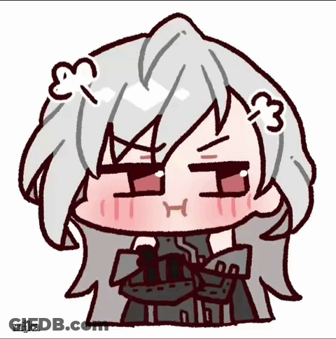 A Drawing Of A Girl With The Letter H On Her Cheek And The Number 33 On Her Head GIF