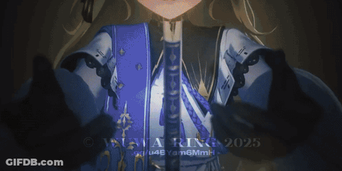 A Drawing Of A Girl With The Year 2025 On The Bottom GIF