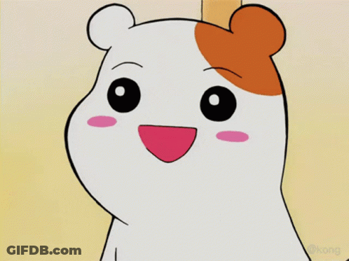 A Drawing Of A Hamster With A Question Mark Above Its Head GIF