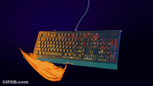 A Drawing Of A Keyboard With The Letter T On The Top Left GIF