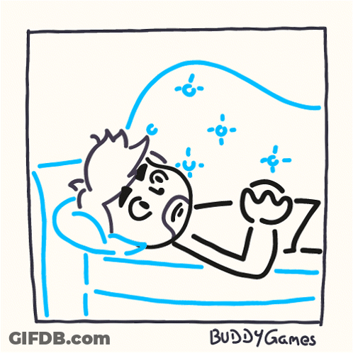 A Drawing Of A Man In A Bathtub With The Words Wait What For Real Written Above Him GIF