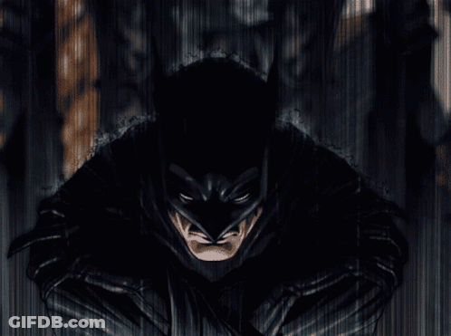 A Drawing Of A Man In A Batman Suit GIF