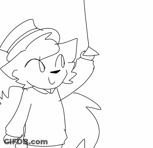 A Drawing Of A Man Pointing At A Diamond That Says " Gem Alert !!! " GIF