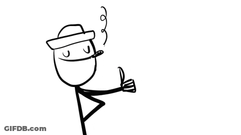 Bearded Man With Boy Behind Him GIF