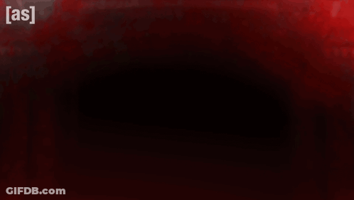 A Drawing Of A Man With A Red Background And The Word [ As ] In The Corner GIF