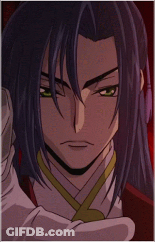 A Drawing Of A Man With Long Hair And A White Glove On GIF
